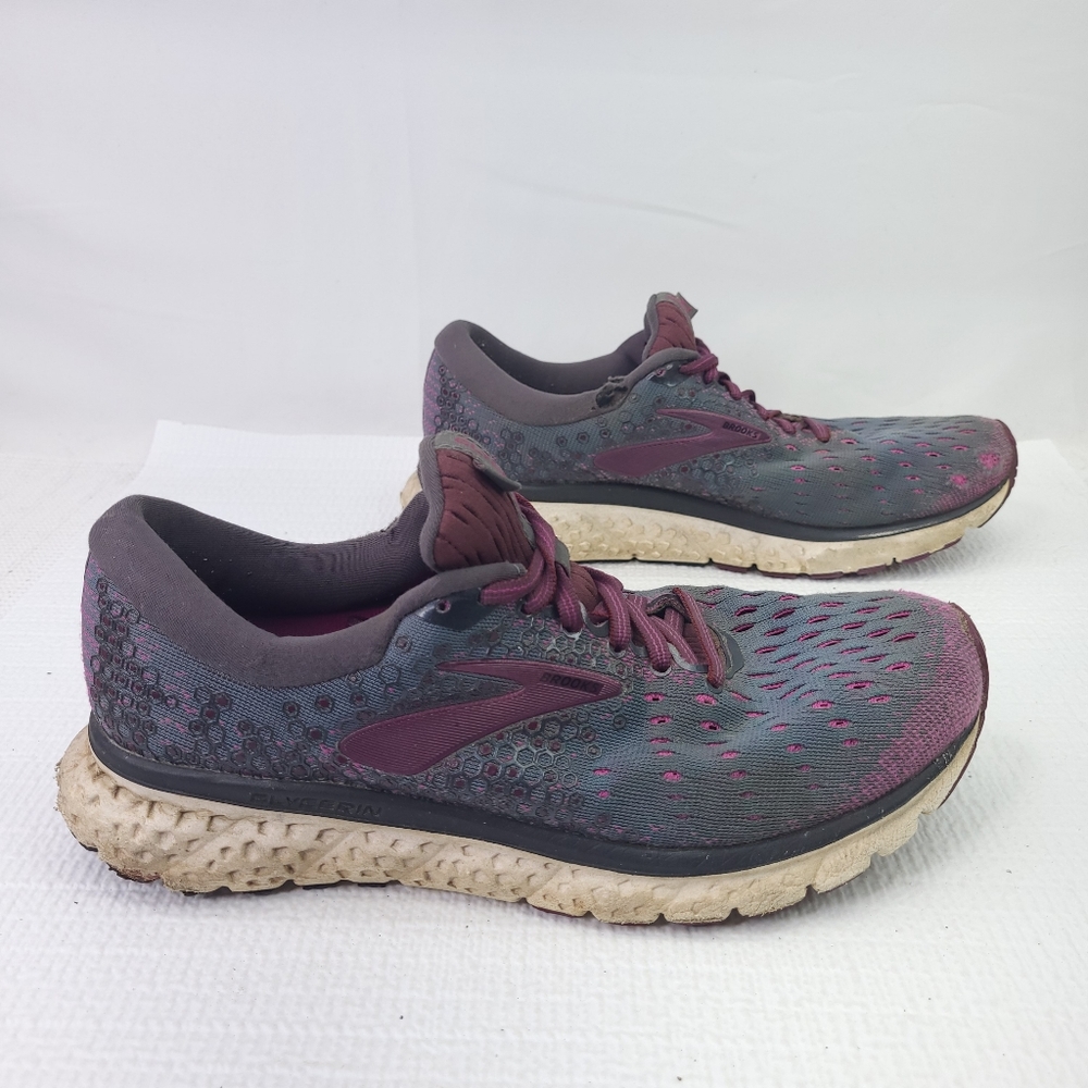 Brooks Glycerin 17 Running Shoes Lace Up Athletic Trainers Sneakers Women Size 9